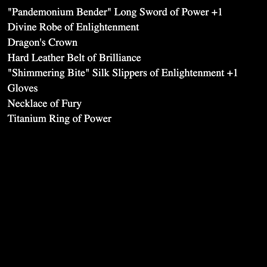 Loot (for Adventurers)